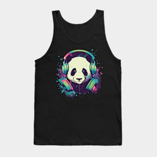 Colorfull Panda Tank Top